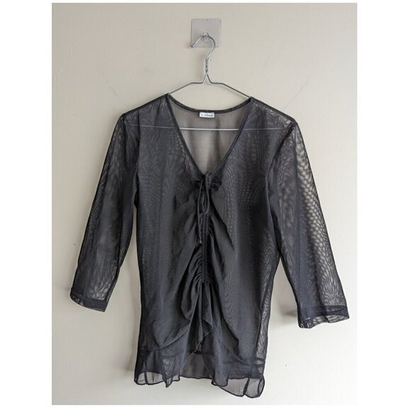 le chateau Tops - Vintage Le Chateau Y2K sheer top